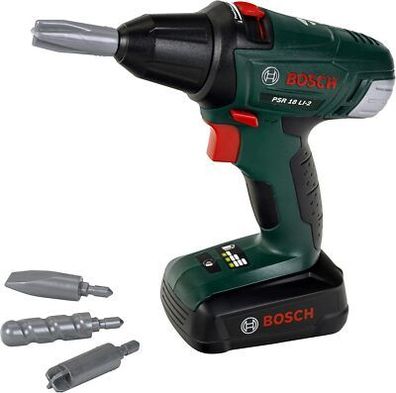 Theo Klein 8567 Bosch Akkuschrauber, rotierend, Spielzeug, Werkzeug, Kinder