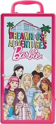 Theo Klein 5801 Barbie Schrankkoffer Kleiderstangen & Fächern, Spielzeug Mädchen