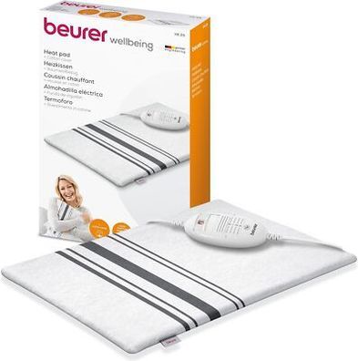 Beurer HK 25 Heizkissen kuscheliges Wärme-Kissen mit 3 Temperaturstufen 100 Watt