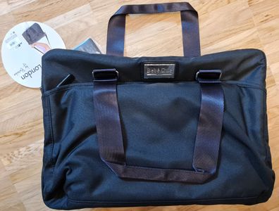 bebédue Wickeltasche Tasche Babytasche Windeltasche London schwarz
