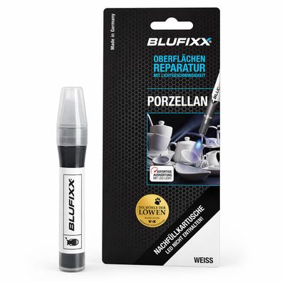 Blufixx Reparatur-Set Kartusche Smart-Repair Porzellan weiß 5g