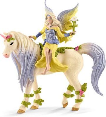 Schleich BAYALA 70565 Fee Sera mit Blüten Einhorn Spielset Spielzeug ab 5 Jahren