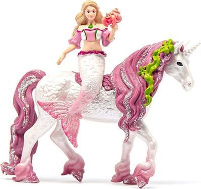 Schleich BAYALA 70593 Meerjungfrau Feya und Unterwasser Einhorn - 3-tlg Spielset