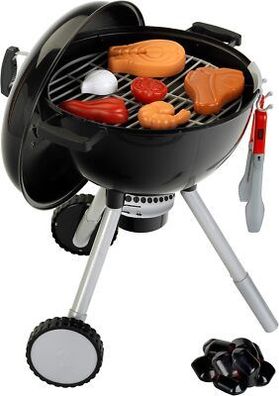 Theo Klein 9466 Weber Kugelgrill One Touch Premium Kinder-Grill, Licht & Sound