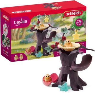 Schleich 42525 Schlüpfende Babyeulen, für Kinder ab 5-12 Jahren, BAYALA Spielset