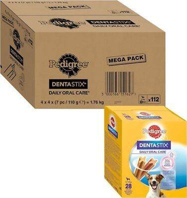 Pedigree DentaStix Daily Oral Care Zahnpflegesnack für kleine Hunde - 4x 440g