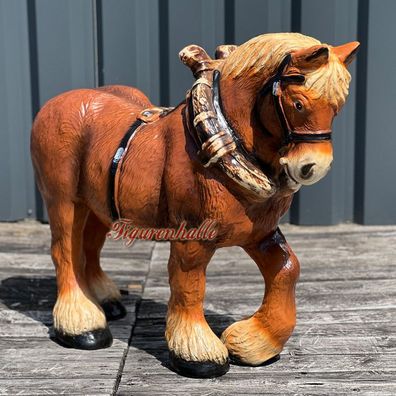 Pferd Kaltblüter Dekofigur Figur Statue Skulptur Zugpferd Arbeitsüferd Brauerei