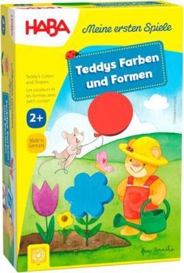 HABA Meine ersten Spiele Teddys Farben & Formen – Fördert Feinmotorik für Kinder