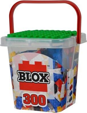Simba 104114202 - Blox 300 Bausteine für Kinder ab 3 Jahren, 8er Steinebox