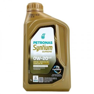 Petronas Syntium Supreme 0W-20 LLE 1 Liter