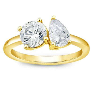 Luna Creation - 715.2154 - Ring - Damen - 585GG - mit Diamanten - Weite 54