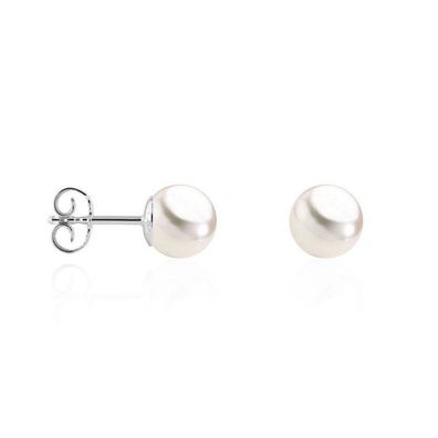 Luna-Pearls - 311.1602 - Ohrstecker - Damen - 585WG - Süßwasser-Zuchtperle