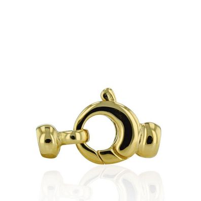 Luna-Pearls - 607.0730 - Schliesse - Damen - 925er Silber vergoldet - 10mm