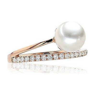 Luna-Pearls - 005.1006 - Ring - 585 Rosegold - Akoya-Zuchtperle 7.5-8mm