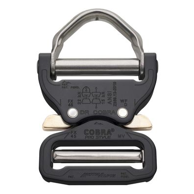 AustriAlpin ANSI D-RING COBRA PRO STYLE 45 mm FX45KVD-XL schwarz männlich