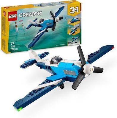 LEGO Creator 3-in-1 Flieger: Rennflugzeug Spielzeug - Jet oder Hubschrauber