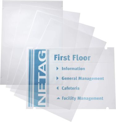 Durable Ersatzfolien A3 für Türschild 10 St., 483619 transparent 297 x 420 mm