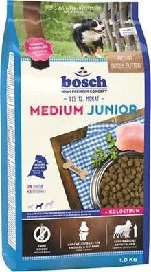 Bosch HPC Medium Junior Hunde-Trockenfutter zur Aufzucht mittelgroßer Rassen 3kg