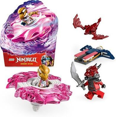 LEGO Ninjago Soras Drachen-Spinjitzu-Spinner - Action Ninja Spielzeug + 2 Figuren