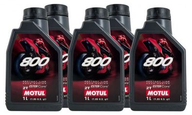 Motul 800 Factory Line Road 2T 5x1 Liter