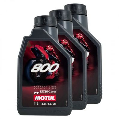 Motul 800 Factory Line Road 2T 3x1 Liter