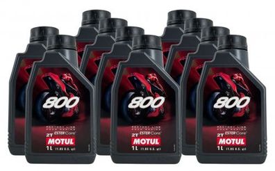 Motul 800 Factory Line Road 2T 10x1 Liter