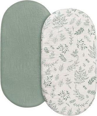Spannbettlaken Kinderwagen 2er-Pack, Kinderwagen Matratzenbezug (83 x 43 cm)