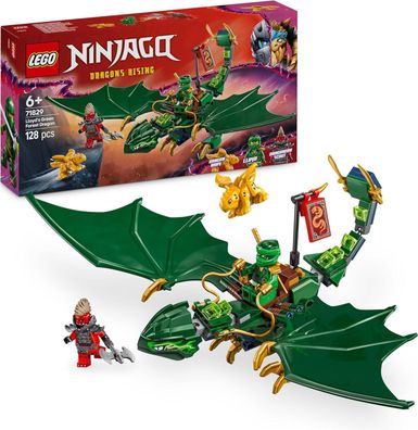 LEGO Ninjago Lloyds grüner Walddrache Spielzeug Drache + 2 Minifiguren (71829)