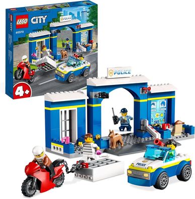 LEGO 60370 City Ausbruch aus der Polizeistation Spielset, Polizeiauto Spielzeug