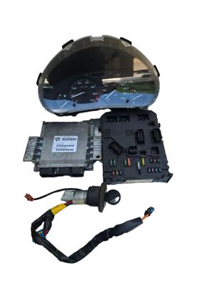 Peugeot 206 Motorsteuergerät Set Kit 9648620980