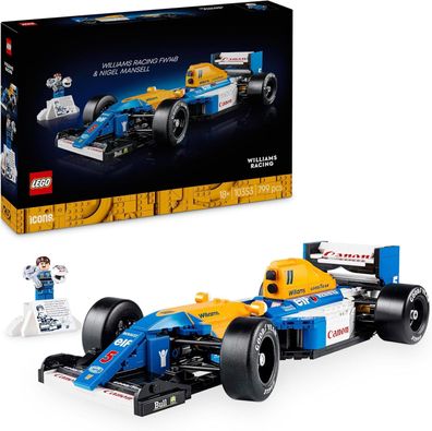 LEGO Icons Williams Racing FW14B mit Nigel Mansell - F1 Modellauto Set (10353)