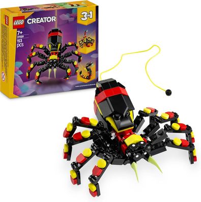 LEGO Creator 3in1 Wilde Tiere: Überraschungsspinne - Spielzeug zum Umbauen 31159