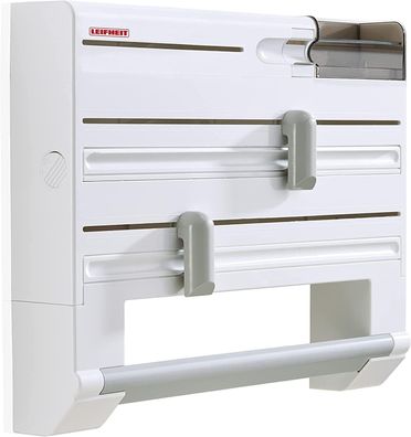 Leifheit Wandrollenhalter Parat Plus ComfortLine-Serie, für jede Küche, weiß