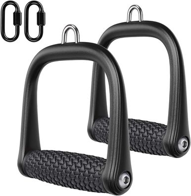 BeneLabel Kabelzug Griff, Latzug Handriff Trizeps 2er Fitness Seilzug Griff