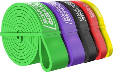 POWER Guidance Resistance Bands, iderstandsbänder 5er-Set für Kraftraining