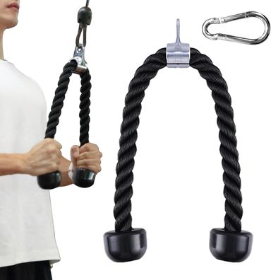 Fitarc Trizeps-Seilkabelaufsatz, Kabel-Seilaufsatz für Kabelzugmaschine, Fitness