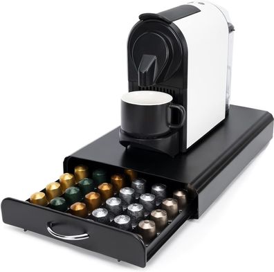 SYSYLY Kapselhalter, Kapsel Schublade Aufbewahrung: Nespresso Kapseln für 60 Stk