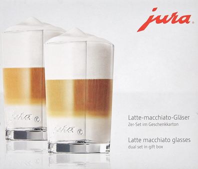 Jura Latte Macchiato Glas 220 ml 2er-Set 69000 irca 10,9 cm