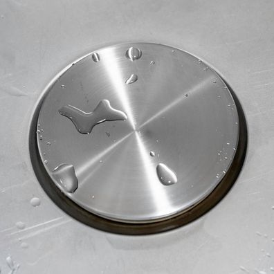 Küchen Spüle Abflus Blende Abdeckung 3,5 Zoll Ablauf Edelstahl Siebkorb Ø 115 mm