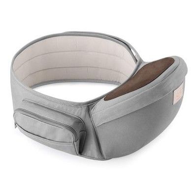 GAGAKU Baby Hüftsitz Taille Hocker 4 Positionen, Kinder 0-36 Monate (in Grau)