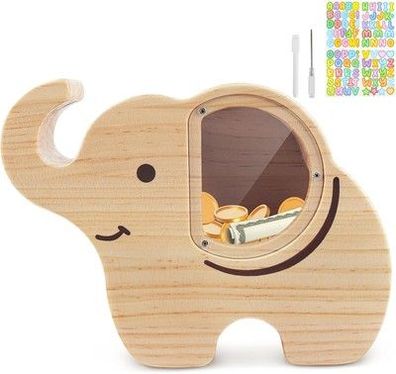 Wooshwa Spardose Kinder, Sparschwein Spardosen Sparbüchse für Kinder Sparziel