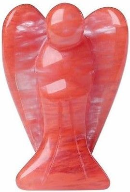 Xiannvxi 38mm Schutzengel Kristalle Wassermelone Turmalin Engel Figur Heilung