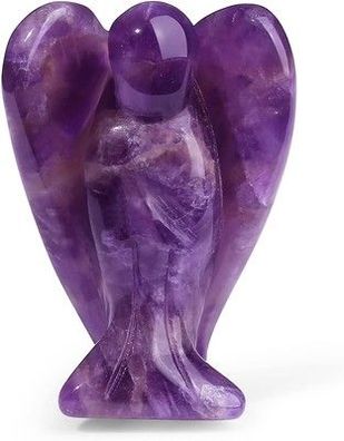 Xiannvxi Schutzengel Geschenk Amethyst Engel Figur Heilung Kristall Edelsteine