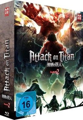Attack on Titan - Staffel 2 - Gesamtausgabe - [Blu-ray] Manga, Japanisch