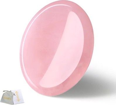 Qinjiejie Rosenquarz Heilsteine Kristall Handschmeichler Kristall Sorgensteine