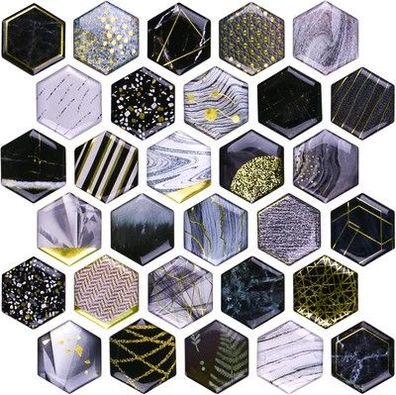 Morcart 30x Hexagon Magnete für Magnettafel, Kühlschrankmagnete für Kühlschrank