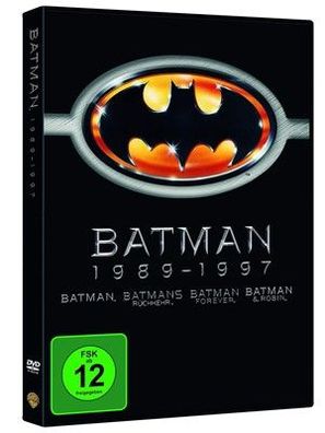 Batman 1-4 [4 DVDs] Action, Fantasy, Spielfilm