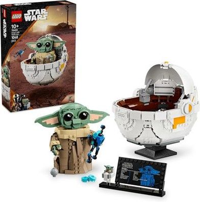 LEGO Star Wars 75403 Grogu in Seiner Repulsorwiege - Modell zum Bauen, Spielzeug