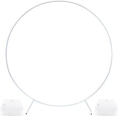 Runde Ballonbogen Kit, Metall Ballon-Bogen, Luftballon Bogen, 1.8M Rund Deko