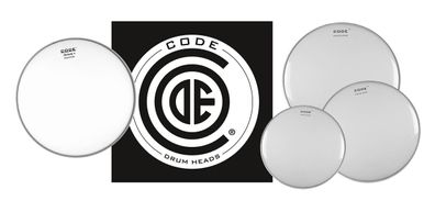CODE Drumheads DNA Clear Set Fusion